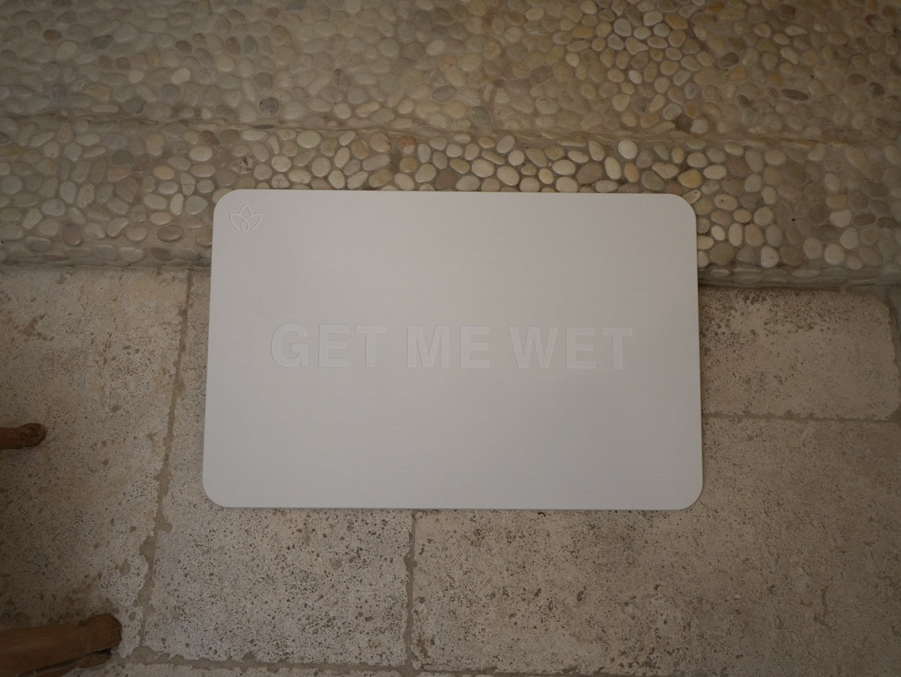 "GET ME WET" Fast Drying Bath Mat