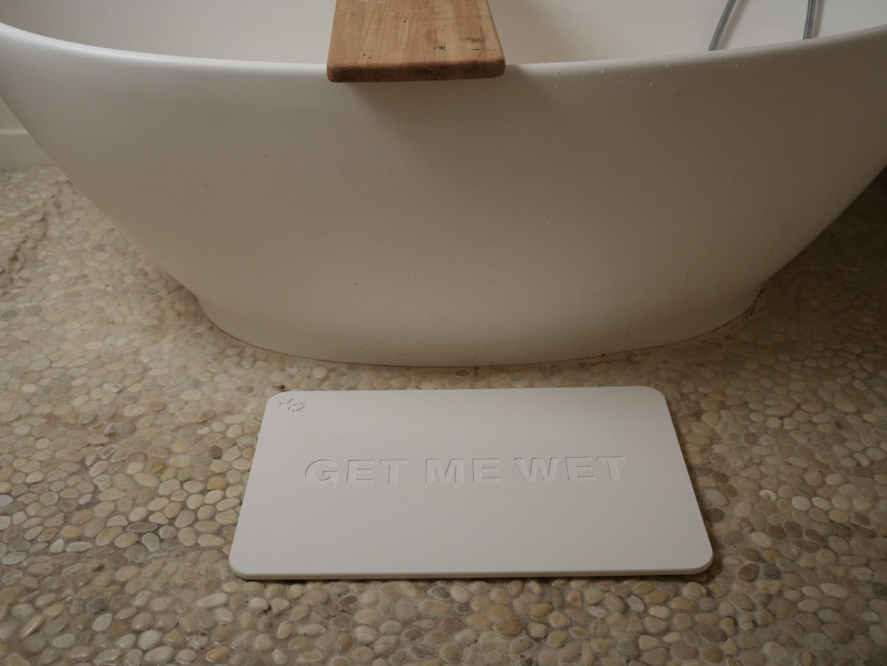 "GET ME WET" Fast Drying Bath Mat